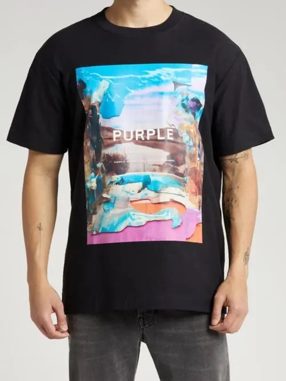 Purple Brand Oversized Graphic Tee
